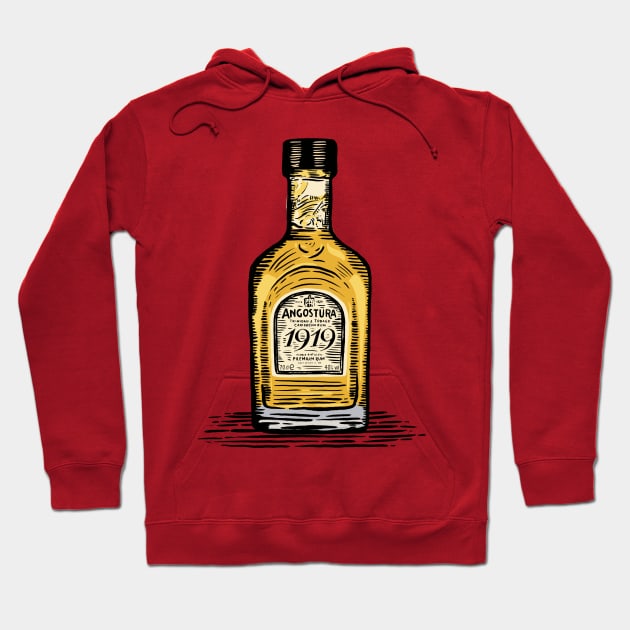 Angostura 1919 Rum Hoodie by nicholashugginsdesign